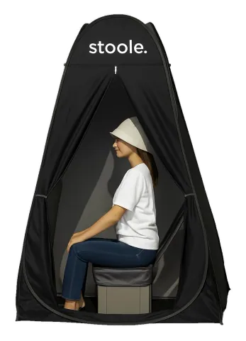 stoole pop-up toilet / changing tent (120×120×190 cm)