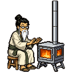 Wood stove (twin-window)