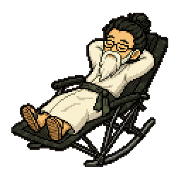 DesertFox reclining rocking cot chair